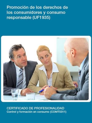 cover image of UF1935--Promoción de los derechos de los consumidores y consumo responsable